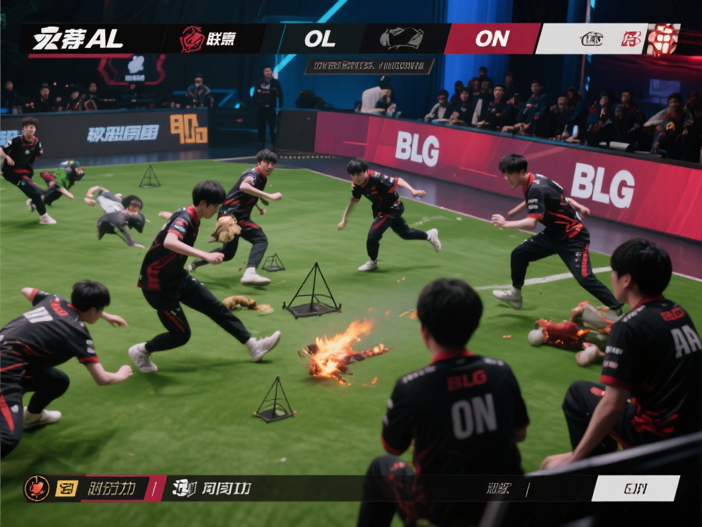 比赛刚开始，AL便以一波主动出击惊艳全场